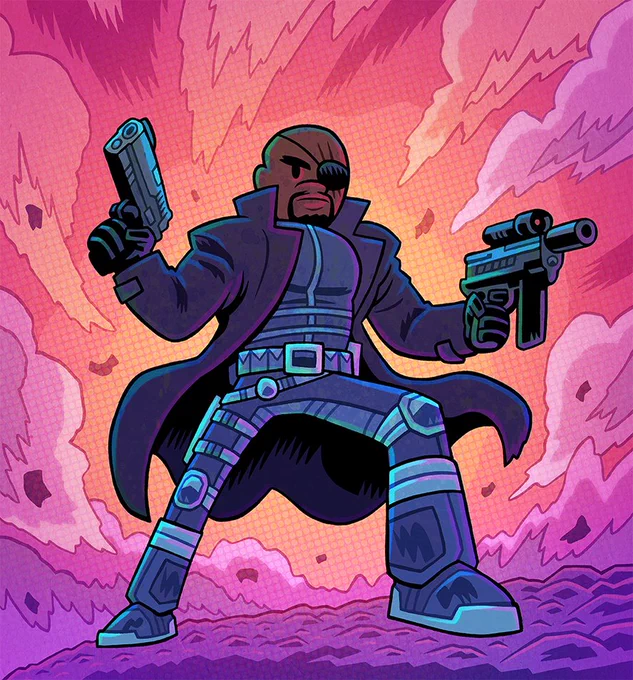 Mysterio and Nick Fury for  