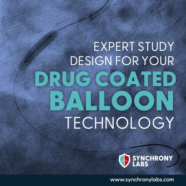 Need expert study design to prove your latest drug-coated balloon innovations? We have the expert staff and hospital-grade technology to design and test your drug-coated balloon innovations in studies that mimic real-world applications. Contact us to schedule your study today.