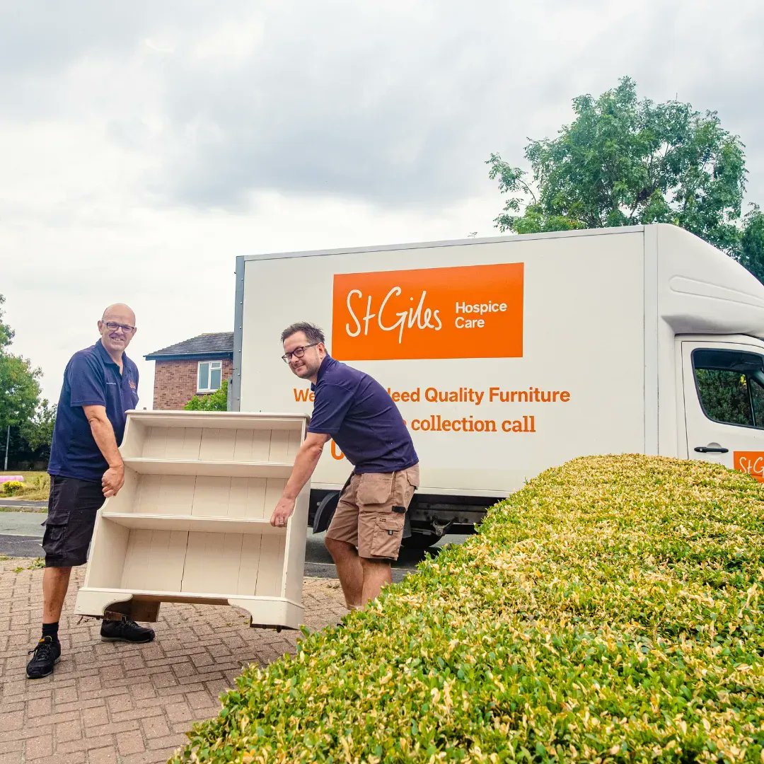 StGilesHospice's tweet photo. Are you having a New Year's clear out? 

If you have any pre-loved furniture that you're looking to rehome - then our FREE furniture collection service is perfect for you! 🧡 

Simply book your collection and we'll take care of the rest 👉https://t.co/iuqhINK6nW https://t.co/vmlNHPGZHA