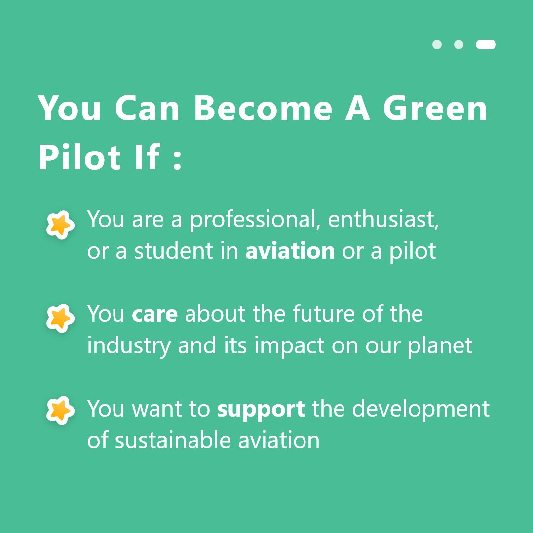 FAQ: Do I have to be part of a #GreenPilot certified #airline to be part of the Green Pilot #community ❓
No, this is not a requirement. So if you want to support aviation's transition to a greener future, don’t wait any longer 👉 bit.ly/3MTB5vg 
#avgeek #pilot #aviation