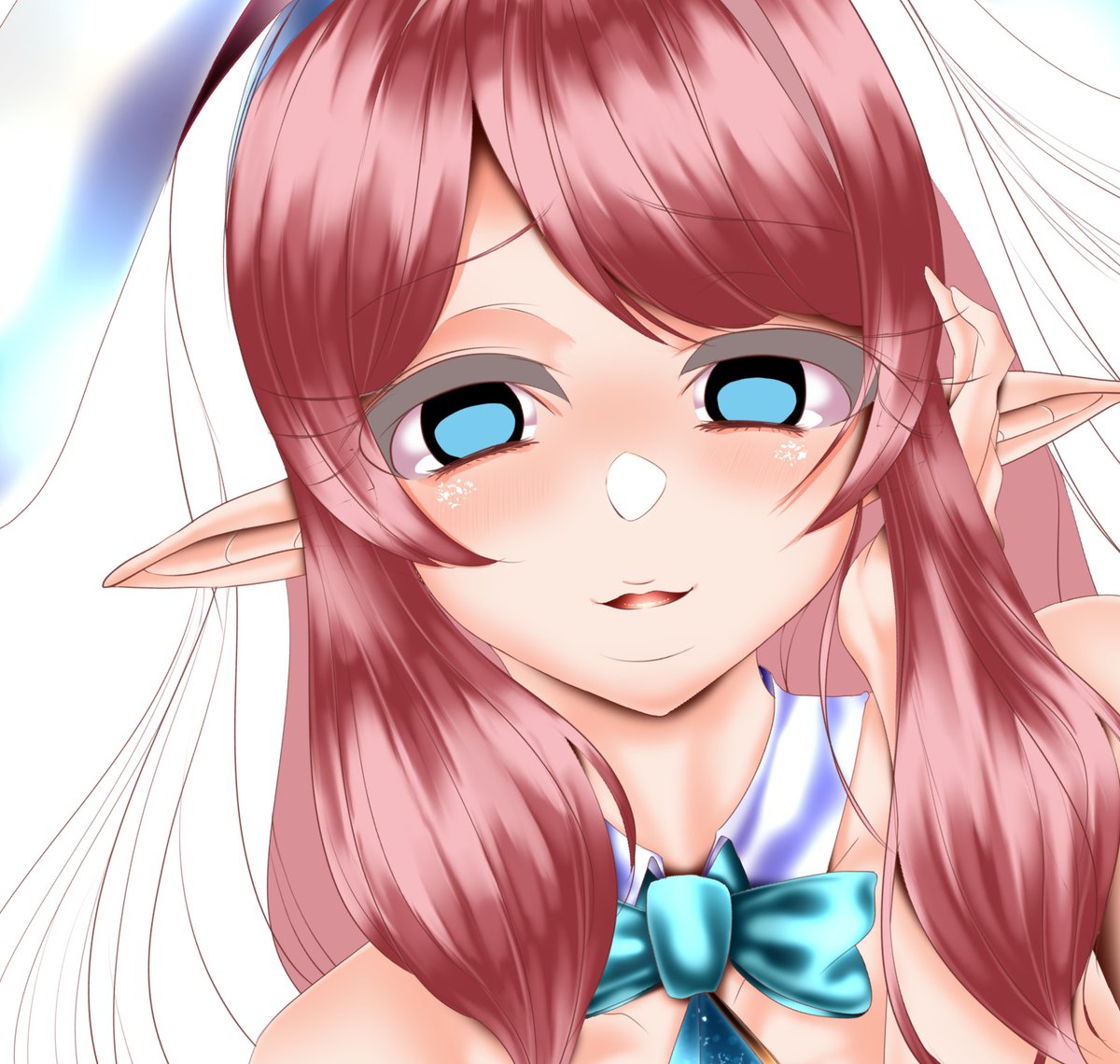 髪と目かけばあとちょっと明日バニーはスパートかけたい!今宵も素敵な夜を🌃💤🌛 