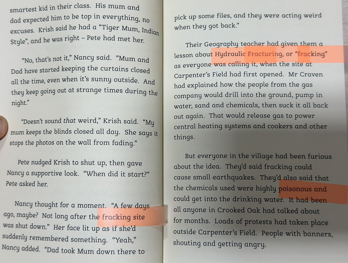 DundasGhs's tweet photo. S1 have started our new class book by @DanSmithAuthor we

✅ looked at illustration to predict what might happen 
✅ took turns reading aloud
✅ identified words we didn’t know 
✅ decided to research fracking

Excited to see what happens next 

@MrsDicksonGHS @pupilsupportGHS https://t.co/z9L4SJlfol