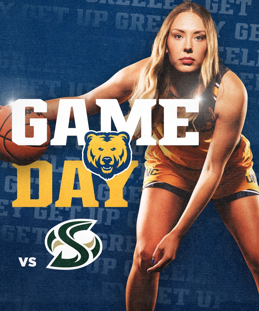 UNC_BearsWBB's tweet photo. It's UNC Bears #GameDay!

UNC🆚Sac. State

📍  : Greeley, Colo.
🏟️: Bank of Colorado Arena
⏰: 6 p.m.
💻: ESPN+ 
📈: https://t.co/AjX9srTuqv

#GetUpGreeley https://t.co/wCEXTCgqdb