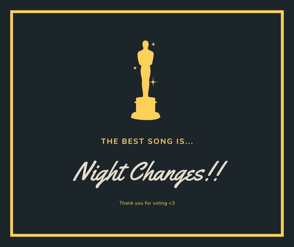 summertbutterfl's tweet image. thank you for voting &amp;lt;3
#OneDirectionComeBack #OneDirection4life #OneDirectionWeMissYou
Your fav song was...