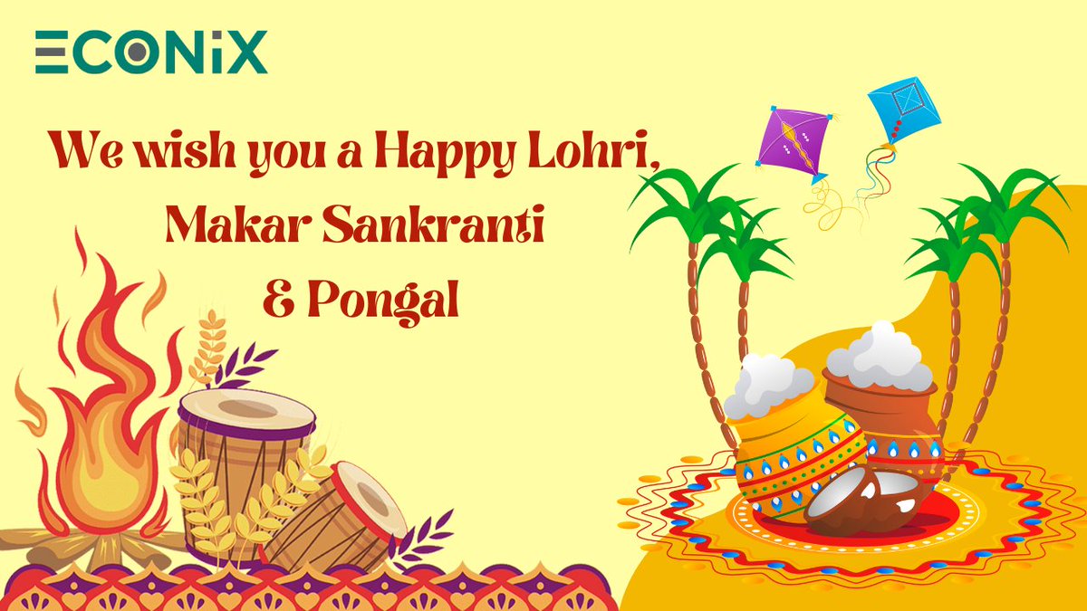 econix_infotech's tweet image. We wish you a Happy Lohri, Makar Sankranti &amp;amp; Pongal
#microsoftdynamics #econixinfotech #Lohri #MakarSankranti #Pongal