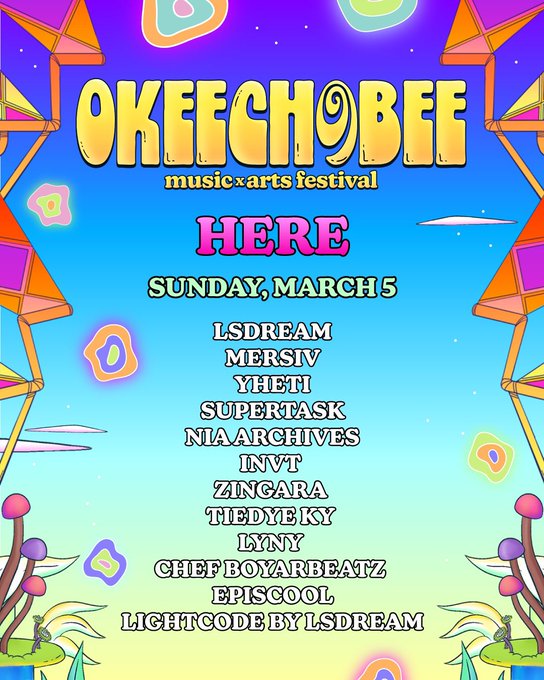 okeechobee festival Here  Stage lineup