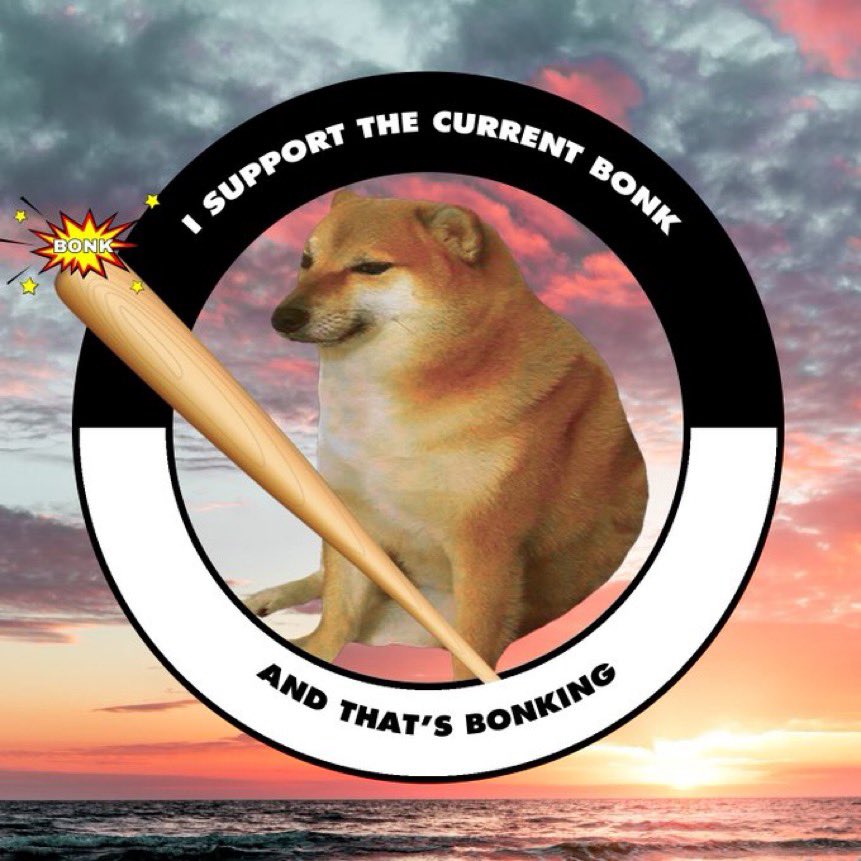 I support the current $bonk and that’s #DogeBonkETH