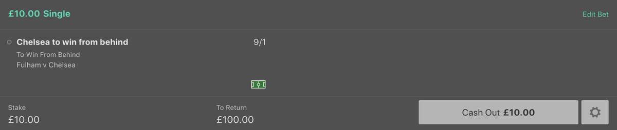 backthisacca's tweet image. With Mitrovic out and more hanging on the line for Chelsea i see this as quite a cheeky value bet.