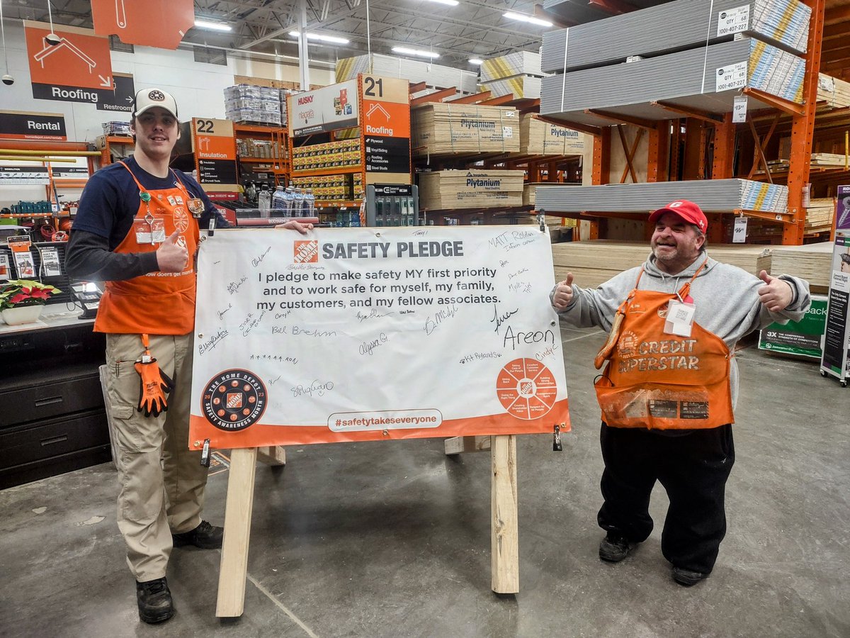 Chill4159 (@corey4159) on Twitter photo Woohoo! Store 4159 signing that safety pledge!
<a href="/BrianMcL70/">Brian McLaughlin</a> <a href="/TheeRyanKearns/">Ryan Kearns</a> <a href="/kailaharglerode/">Kaila</a> <a href="/cmzalenski/">CaraMia</a> <a href="/HomeDepotRoss/">HomeDepotRoss</a> Woohoo! Store 4159 signing that safety pledge!
<a href="/BrianMcL70/">Brian McLaughlin</a> <a href="/TheeRyanKearns/">Ryan Kearns</a> <a href="/kailaharglerode/">Kaila</a> <a href="/cmzalenski/">CaraMia</a> <a href="/HomeDepotRoss/">HomeDepotRoss</a>