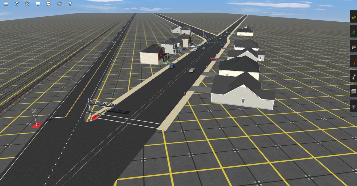 Michael97534761's tweet photo. @Approach_Medium @DanielRHawker1 I've decided to transfer to TS19, here's what I got done so far, decided to start on a town with street running, a passing siding and a spur siding https://t.co/EmhS67x4c0