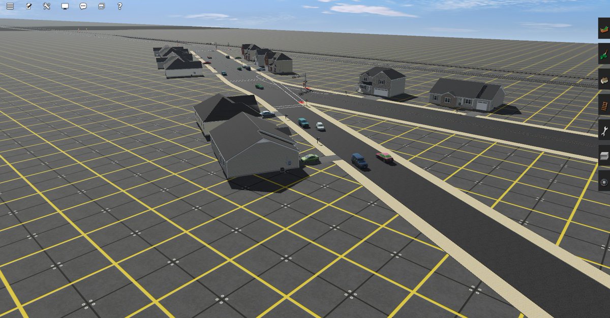 Michael97534761's tweet photo. @Approach_Medium @DanielRHawker1 I've decided to transfer to TS19, here's what I got done so far, decided to start on a town with street running, a passing siding and a spur siding https://t.co/EmhS67x4c0