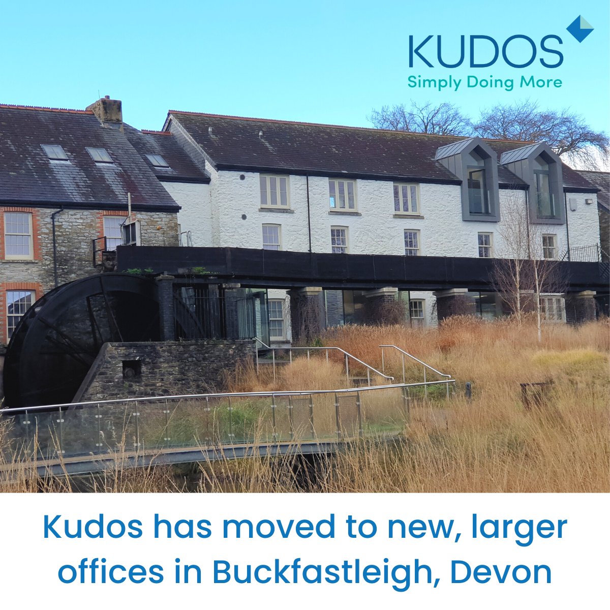 <a href="/Kudos_Software/">Kudos Software</a> moves to new, larger offices in Buckfastleigh 📢 Managing Director, Sarah Dodd said “Over the last 25 years, Kudos has gone from strength to strength, growing from a small marine software business to a thriving retail technology company."👏
