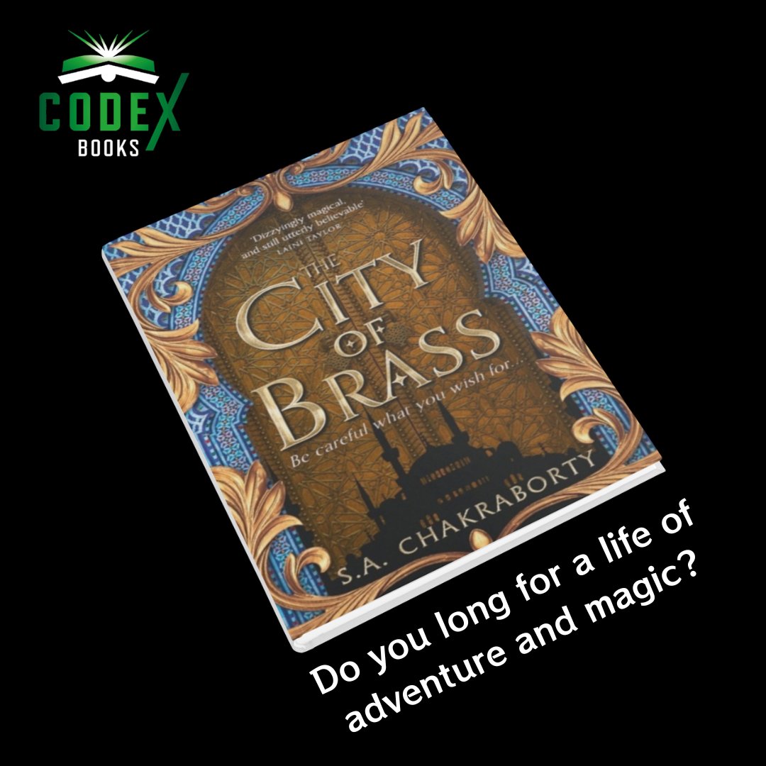 codexbooksltd's tweet image. Do you long for a life of adventure and magic?

The City of Brass is a new novel set in eighteenth century Cairo, full of magic, mystery, and suspense. If you love tales of djinn and spirits, this book is for you.

l8r.it/wvQq 

#sciencefictionfan #fantasyfan #books