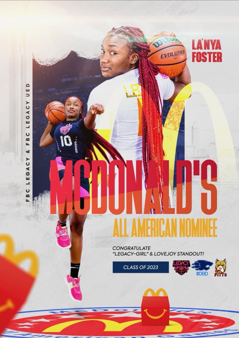 Congratulations <a href="/tharealnyaaa/">La’Nya Foster</a> of @FbcLegacy and <a href="/LovejoyGBB/">Lovejoy HS Girls Basketball</a> #DBD
