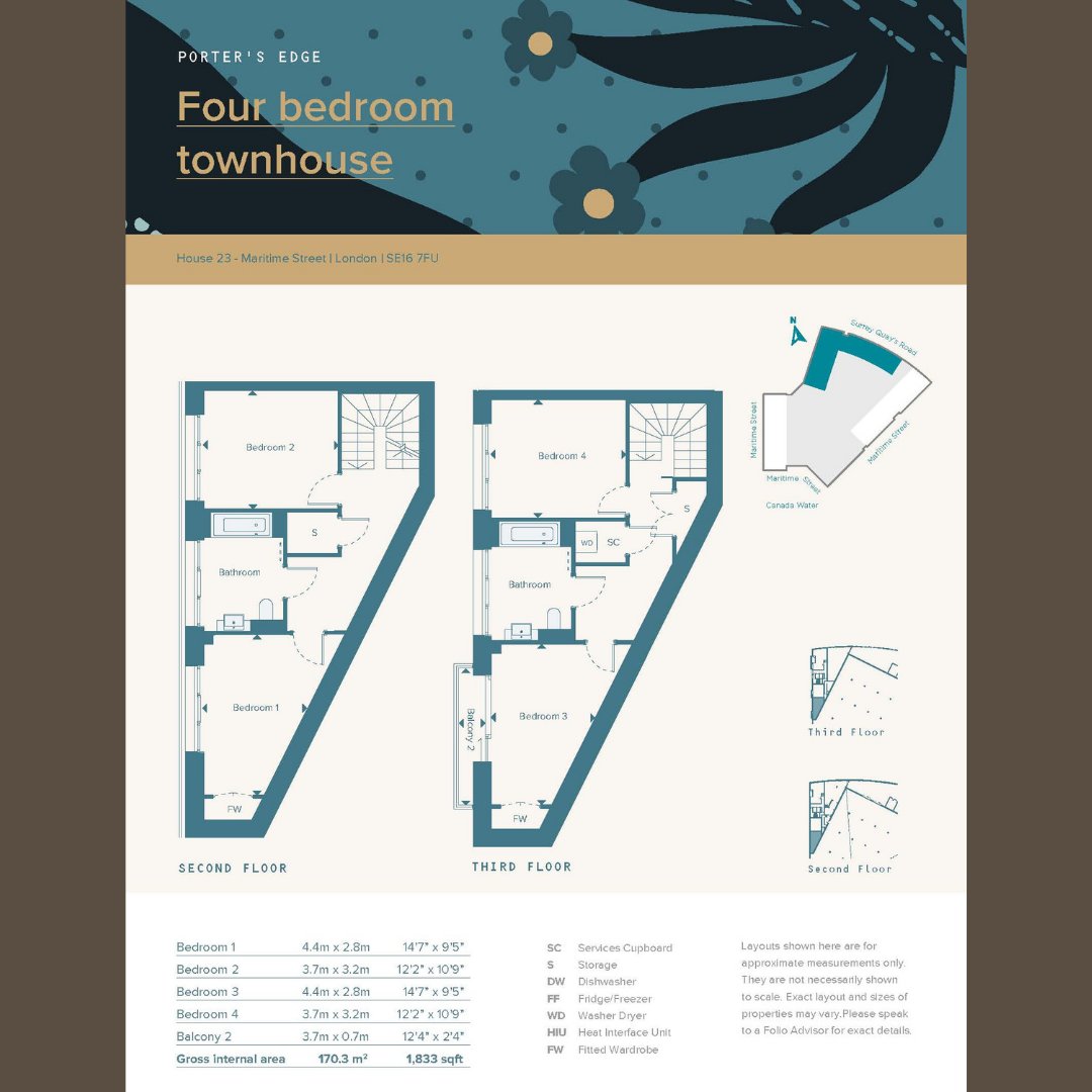 This 4-bedroom townhouse will be available from early April!

This townhouse has 4 bedrooms, 3 bathrooms, a spacious living area, outdoor spaces including balconies, and a large kitchen fitted with high-spec appliances. Message us for more info!

📍 Porter's Edge, Canada Water
