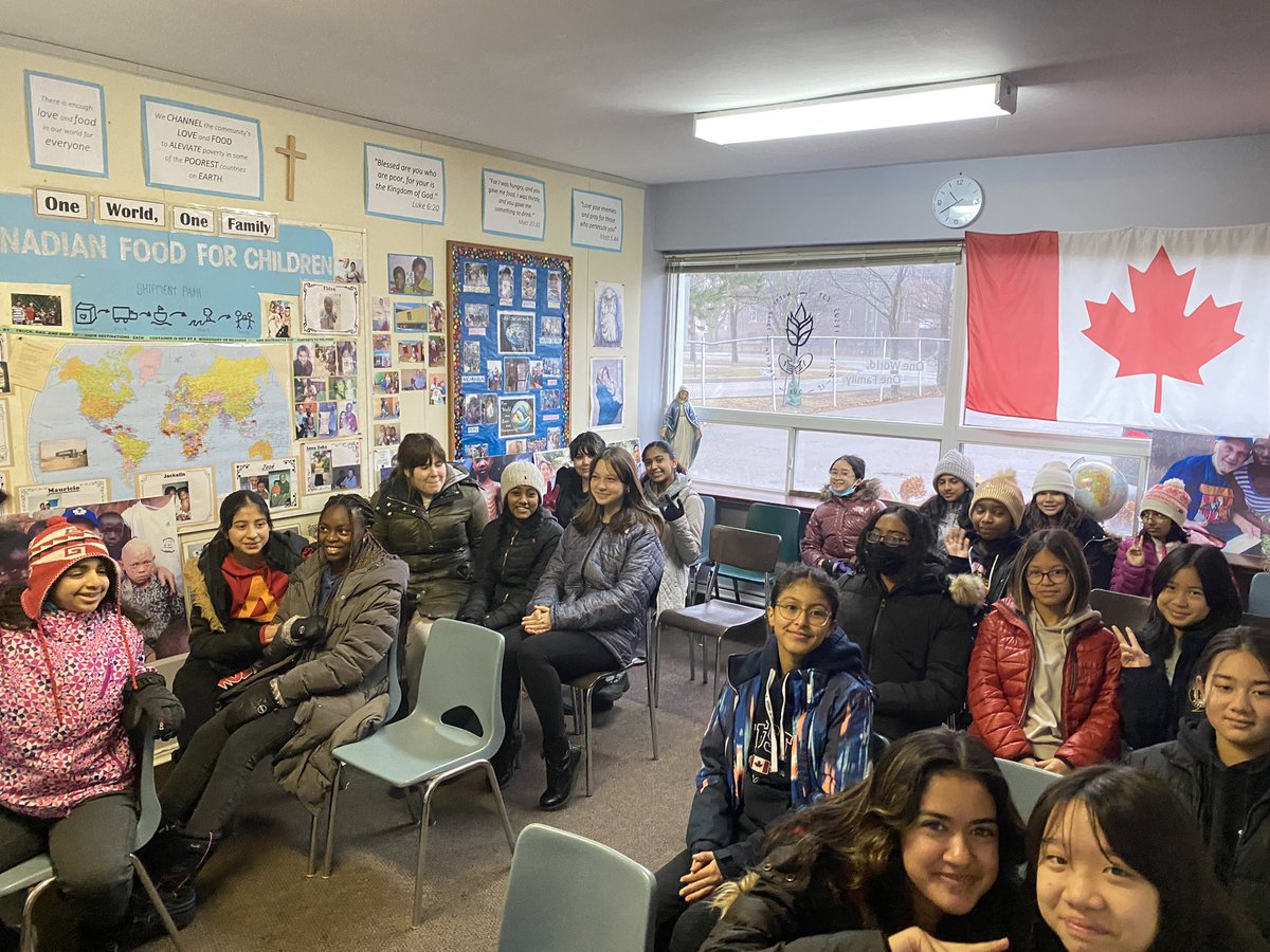 Our Youth Faith Ambassadors spent the morning sorting and packing at the <a href="/Canadianfoodfc/">Canadian Food for Children</a> warehouse. The YFAs report that they felt awesome contributing to such a great charitable organization!  <a href="/StVeronicaDP/">St.Veronica</a> <a href="/VeronicadpFSL/">Mme Bozzo</a> <a href="/Rodriguesclass1/">Mrs. Rodrigues</a>