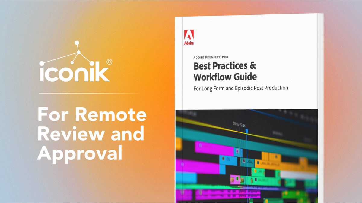 iconik_io's tweet image. Adobe recommends iconik for remote review and approval in the "Best Practices &amp;amp; Workflow Guide" | Download it here adobe.ly/3zp8K9C 

#adobe #PremierePro #collaboration #videoediting #guide