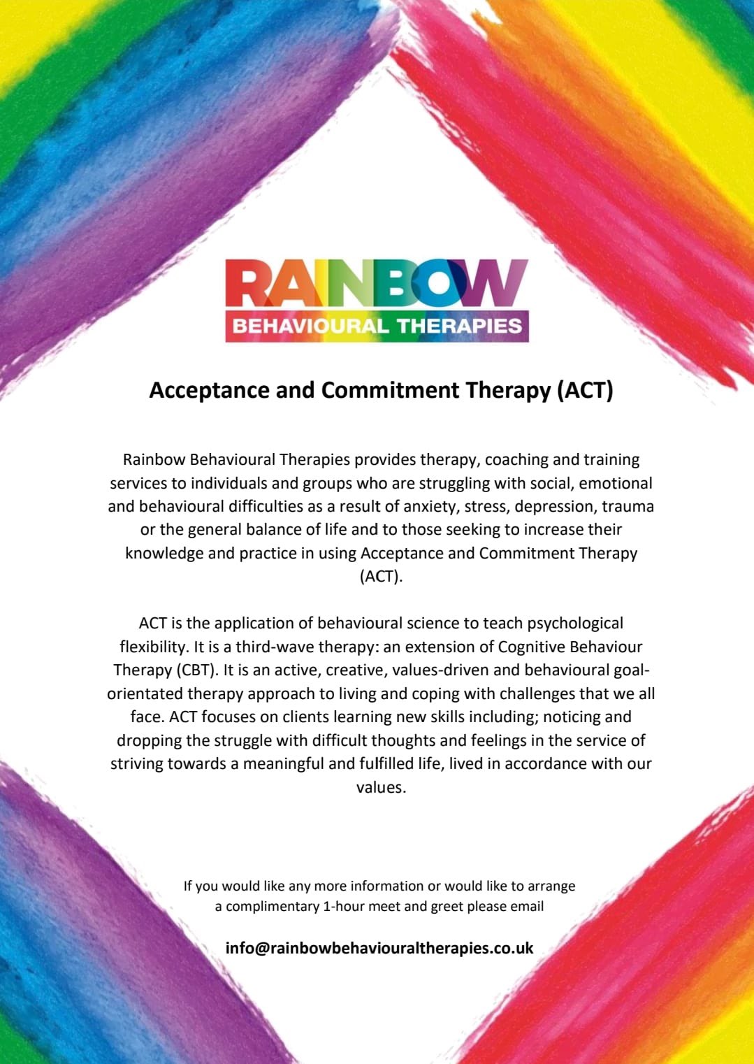 Rainbow Behavioural Therapies (@RainbowBxT) / X