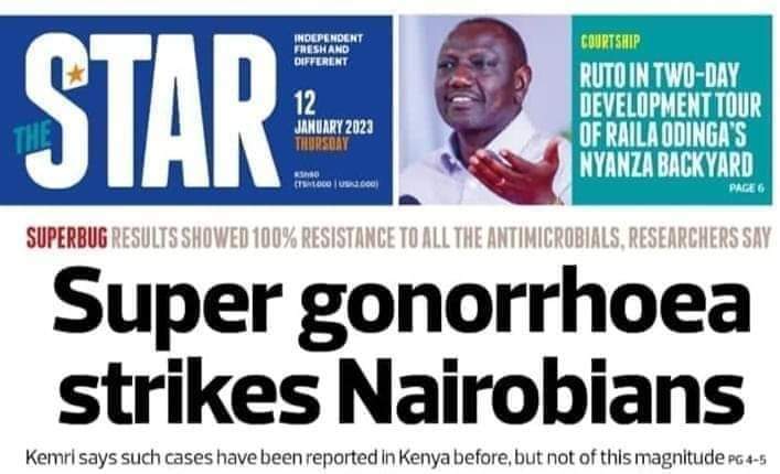 254Uncensored's tweet photo. Androsexual Super Gonorrhea 
Michelle Ntalami

• In a similar way, Sodom and Gomorrah and the surrounding towns gave themselves up to sexual immorality and perversion.
 
They serve as an example of those who suffer the punishment of eternal fire.
Jude 1:7, NIV
Nairobians https://t.co/oao3ndD8u0