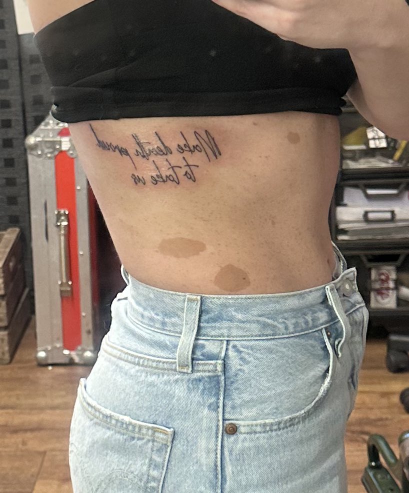 I got my #Mayflies tattoo!! “Make death proud to take us”

<a href="/SynchronicityF/">Synchronicity Films</a>