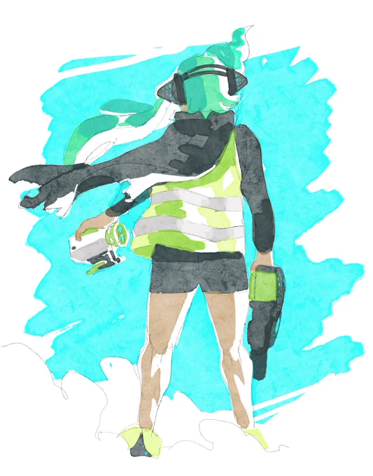 quick n messy splatoon doodles 