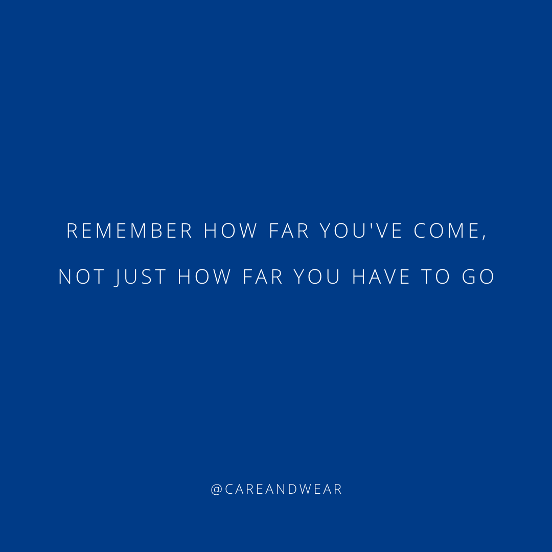 A new year means new beginnings. Take a moment to reflect and celebrate your accomplishments (big or small) 💙 ✨ 

What accomplishment are you proud of? 👇

#careandwear #healthwearthatcares #newyearvibes #accomplishments #chronicillnesswarrior #celebrateyourself