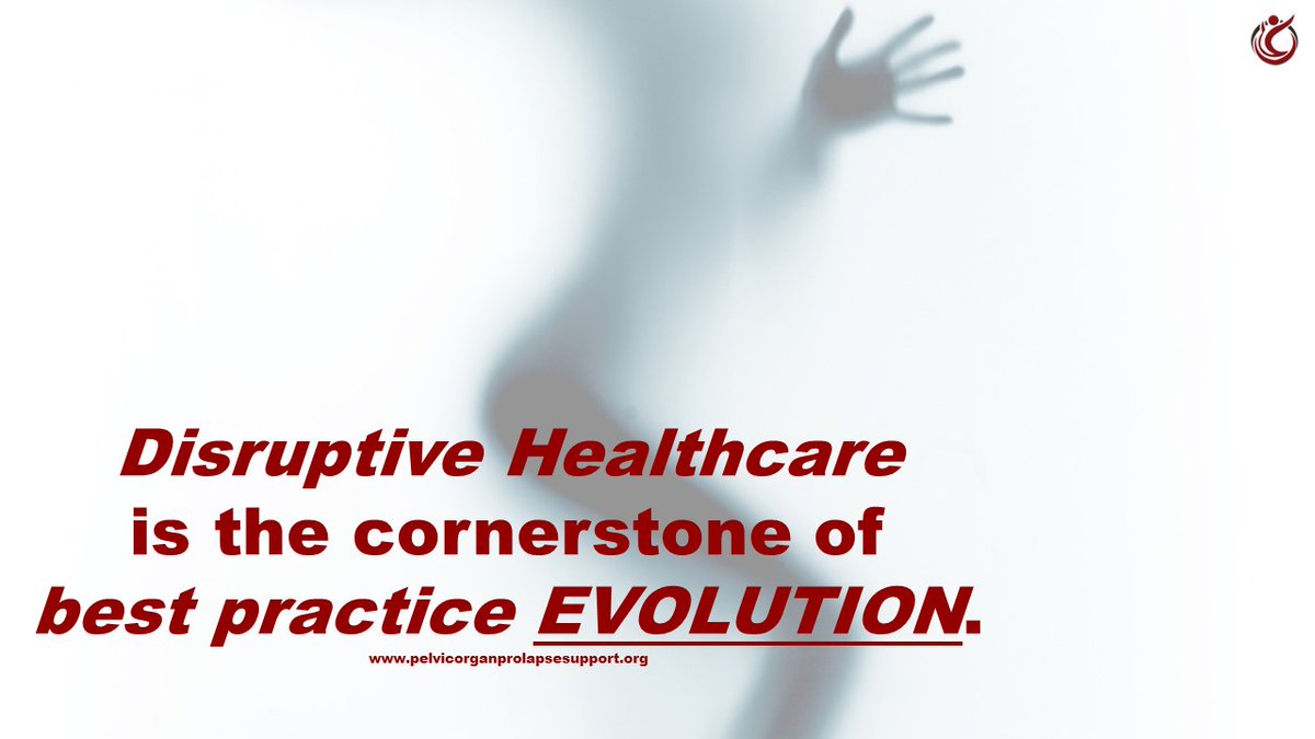 sherriepalm's tweet image. Disruptive Healthcare is priceless. 

Fear of change runs rampant in many fields; healthcare=no exception. I applaud innovating game-changers addressing the diverse #vaginalhealth needs of women w POP, pivotal 2 evolution of #womenshealthempowerment.

#APOPS  #pelvicorganprolapse