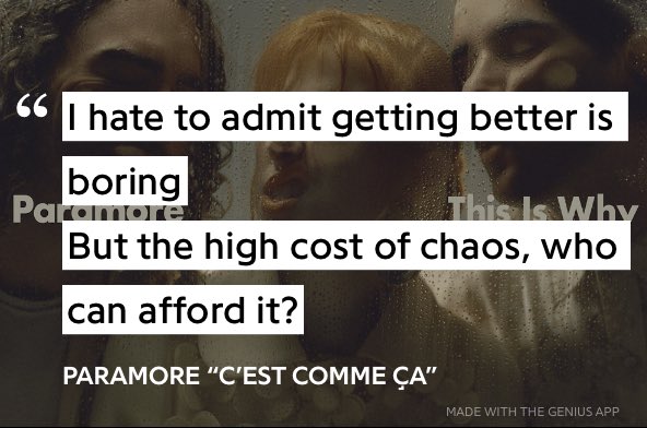 paramore know how to make me go feral