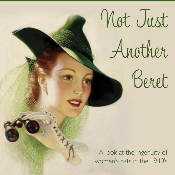 VCCfashion's tweet photo. @smocostume presents Not Just Another #Beret: A look at the ingenuity of women's hats in the 1940's. Hosted by Vancouver #Milliner, Edie Orenstein, the lecture happens Jan 15, 2:00pm at Hycroft (1489 McRae Ave, Vancouver). Buy your tickets in advance. https://t.co/myKuQFvZcG https://t.co/cNXpqg8V1Y