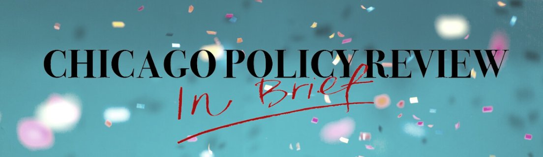 Chicago Policy Review tweet media