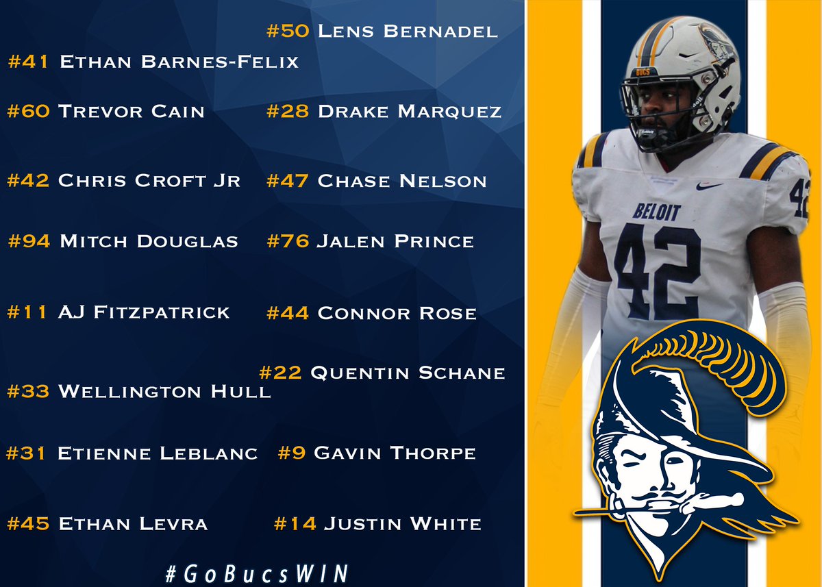 Congratulations to these young men who maintained a 3.0 GPA or higher this past semester! #GoBucsWIN