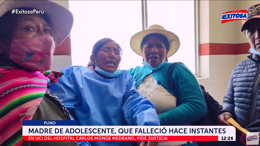 exitosape's tweet photo. 🔵🔴 #AHORA | Hermana de adolescente de 15 años que falleció hace unos instantes en Puno: "Pido que Dina renuncie"

🌐 ► Mira en vivo: https://t.co/0omNtmFKQk
📻 ► 95.5 FM
📡 ►Movistar: 774 HD - 552 SD https://t.co/sgmCdQABcm