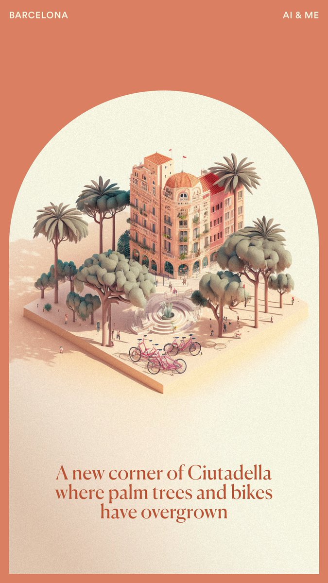 claratudela's tweet photo. Barcelona - one of my two cities. Visuals by Midjourney. Copy by me https://t.co/coLlwaOekl