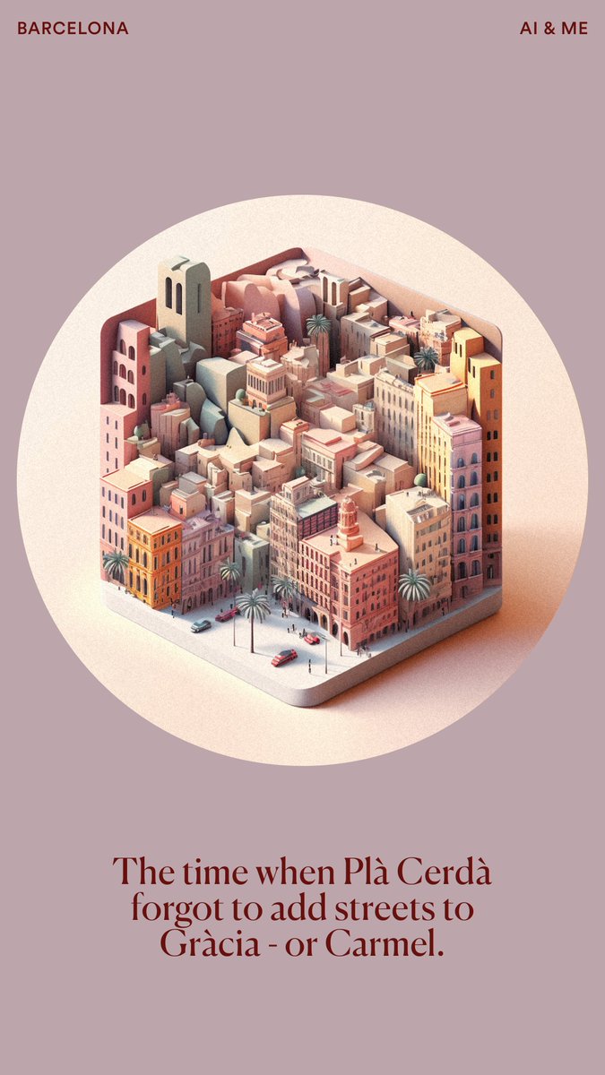claratudela's tweet photo. Barcelona - one of my two cities. Visuals by Midjourney. Copy by me https://t.co/coLlwaOekl