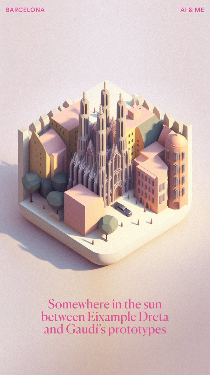 claratudela's tweet photo. Barcelona - one of my two cities. Visuals by Midjourney. Copy by me https://t.co/coLlwaOekl