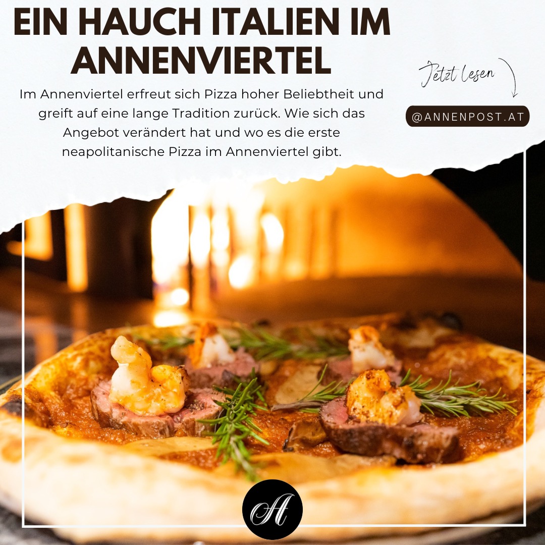 An vielen Ecken des Annenviertels wird #Pizza angeboten. Was Pizzerien machen, um sich von der Masse abzuheben und wo es die erste neapolitanische Pizza im #Annenviertel gibt, erfahrt ihr in unserem neuen Artikel. 🍕

#eggenberg #lend #graz #jpr22 #fhjoanneum 

📷(c) Nina Oswald