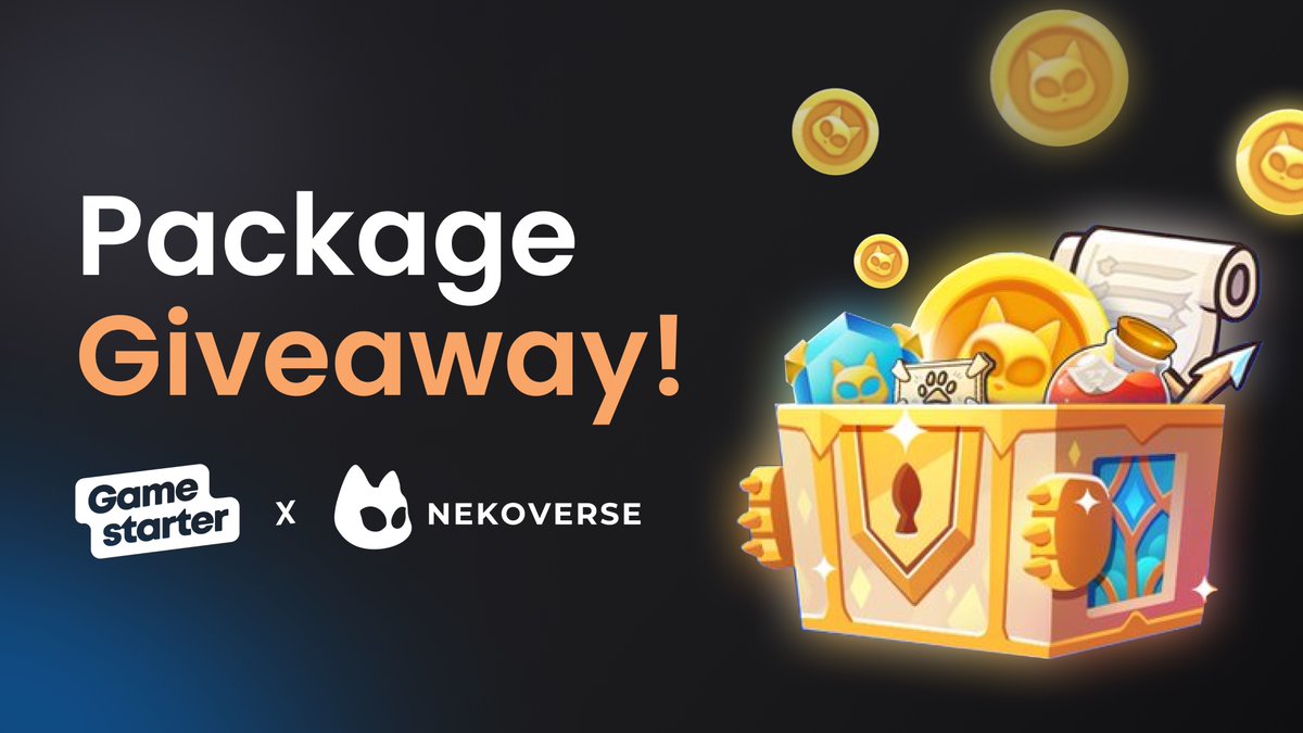 gamestarter's tweet photo. Together with our friends @nekoverse_nft we are giving away 50 packages to the Gamestarter community!🎉

How To Enter:
🤩Follow @nekoverse_nft + @gamestarter
❤️RT
🚀Join #Nekoverse Discord: https://t.co/VpGcV9rE95
✨Fill out form here: https://t.co/3EHGcuQ8Jp

#Giveaway #Airdrop https://t.co/wLp2qvMk2X