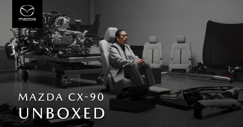 MazdaUSA's tweet photo. What happens when you build a car around its driver? Can it be more than a car? Decades of human-centric engineering and craft culminates in the unboxing of our most powerful Mazda yet. International film star Hiroyuki Sanada joins us for an extraordinary moment in Mazda history.