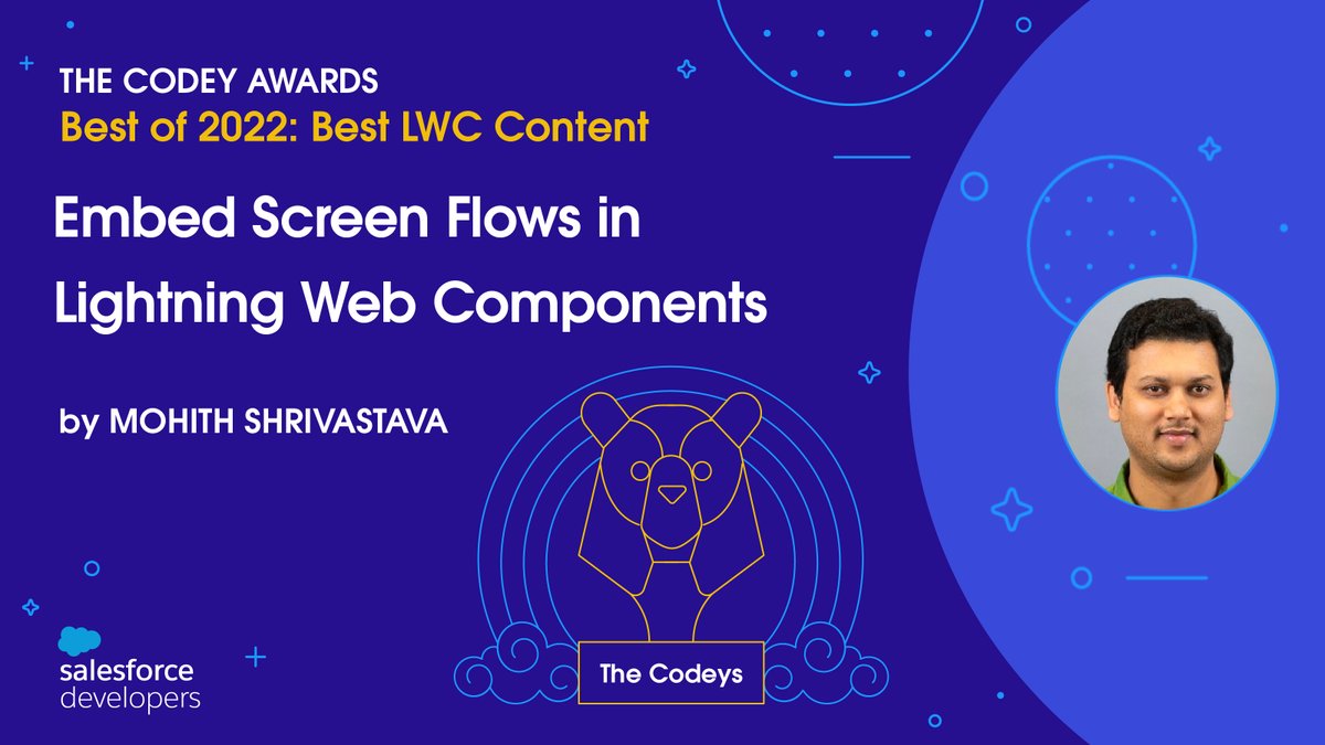 SalesforceDevs's tweet image. We saw a ton of content in 2022 about #LightningWebComponents. Here's our pick for the best LWC content of the year. Check it out: sforce.co/3QHurtN 🐻

#TheCodeys @msrivastav13