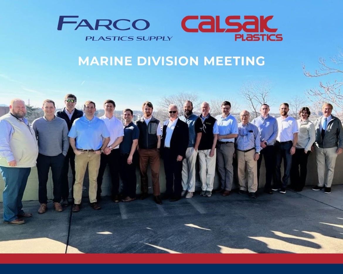 It's #TridentTuesday!  Vice President John Douberly and the #Farco and Calsak Plastics #Marine Division met Monday to continue offering exceptional support to our broad range of #customers with our industry-leading #TRIDENT product line.