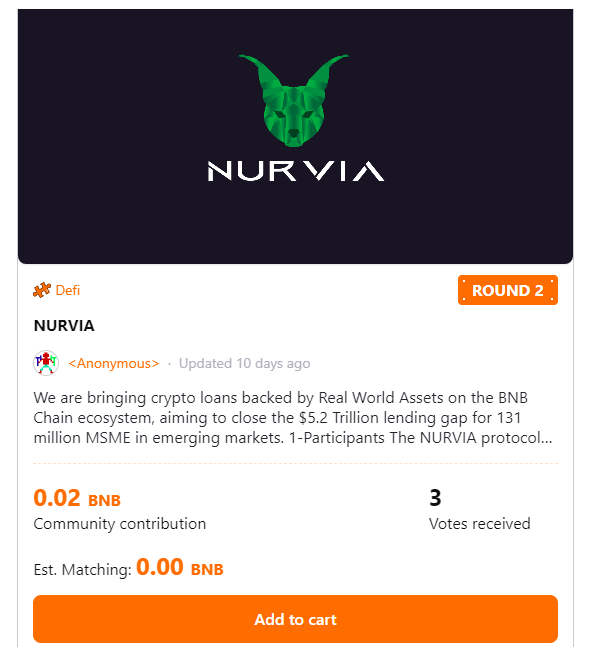 Nurviafinance's tweet photo. 2/ Choose #Nurvia and Click “Add to Cart” https://t.co/A4nqsTsw9d
