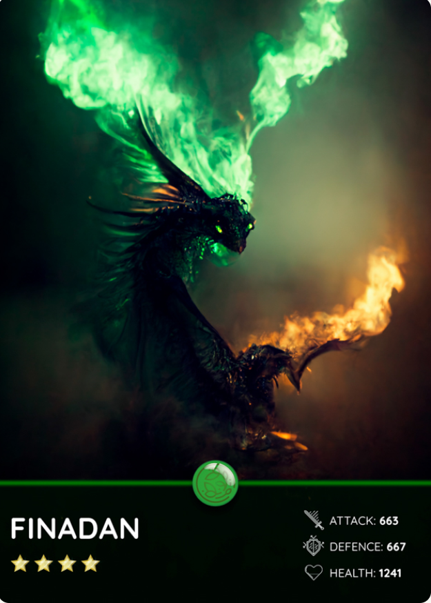 Today i decided to give away one of my most favourite cards of Dark Mythos! Its a rare 4 Star first Edition Card with great stats. I will give you the chance to build one ot the few green sets which gets rewarded with a great 5 Star card floorprice ~4GI.❤️Retweet+ #DarkMythosIOTA