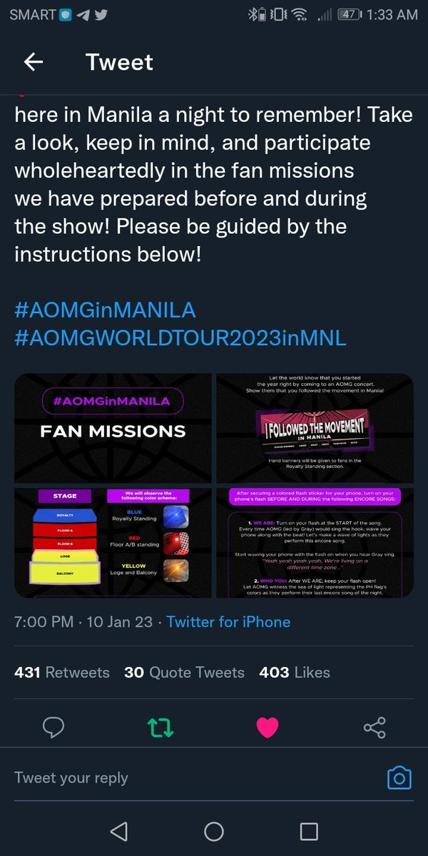jinsonsoul's tweet photo. @a6ovecrewmnl @ahjussi_chan Aomg tix cutie
AOMGinMANILA #AOMGWORLDTOUR2023inMNL https://t.co/JiXOC4BCyc