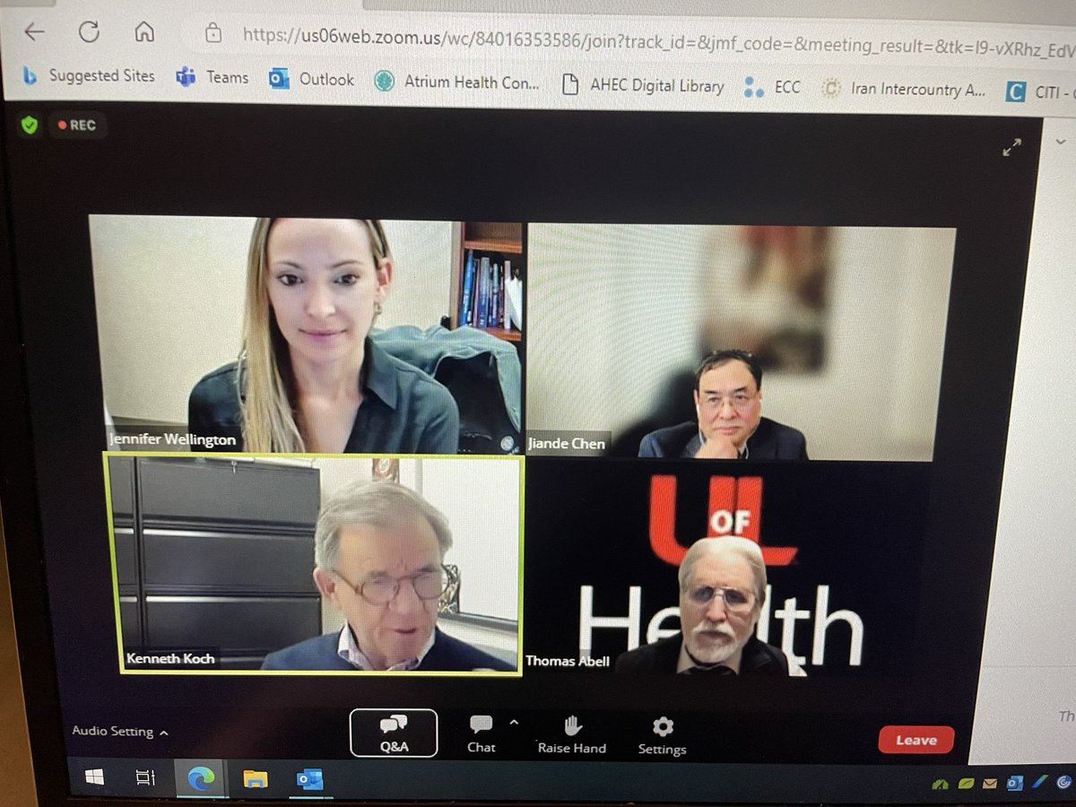 BMoshiree's tweet photo. Great talks by Dr Abell and our Comoderators from @AtriumHealthWFB #JenniferWellington #KennethKoch https://t.co/XD02VFzA6l