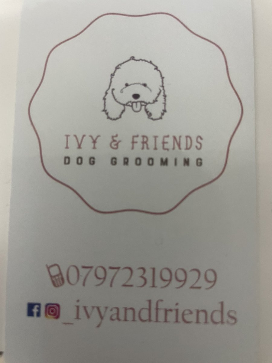 If anyone is interested in getting their dog groomed r lass is starting up her own business based in Mapplewell