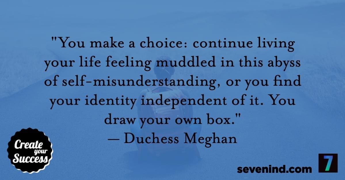 Your choice. 

sevenind.com 

 #CreateYourSuccess #localmarketing #authentic💯 #brandingtips #qotd2 #qotd #mobile #duchessmeghan