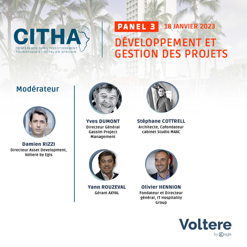 J-5 #CITHA | Nous vous donnons rendez-vous les 17 et 18 janvier 2023 au Sofitel Abidjan Hôtel Ivoire.

Pour plus d’infos  : citha.voltere-consulting.com

#CITHA2023 #Hotellerie #Tourisme #Cotedivoire