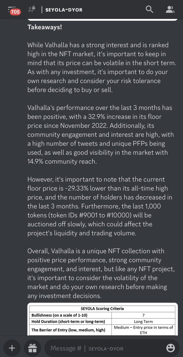 AdhamAlkhaja's tweet photo. Proud of the analysis the team have been putting out in the SEYOLA Discord for the past two weeks. Top quality.

We have done Beanz and Valhalla so far. Which project will we analyze next? Join to find out. 

https://t.co/jiJGKJ7UQB https://t.co/RjtIiebHDK
