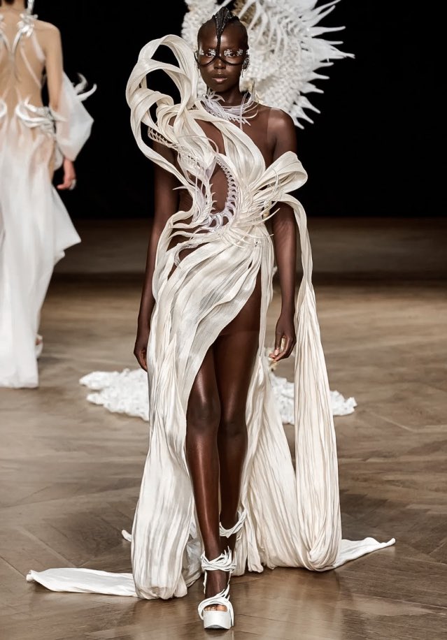 badestoutfit's tweet photo. iris van herpen f/w 2022 couture https://t.co/MDE0lS1EAl
