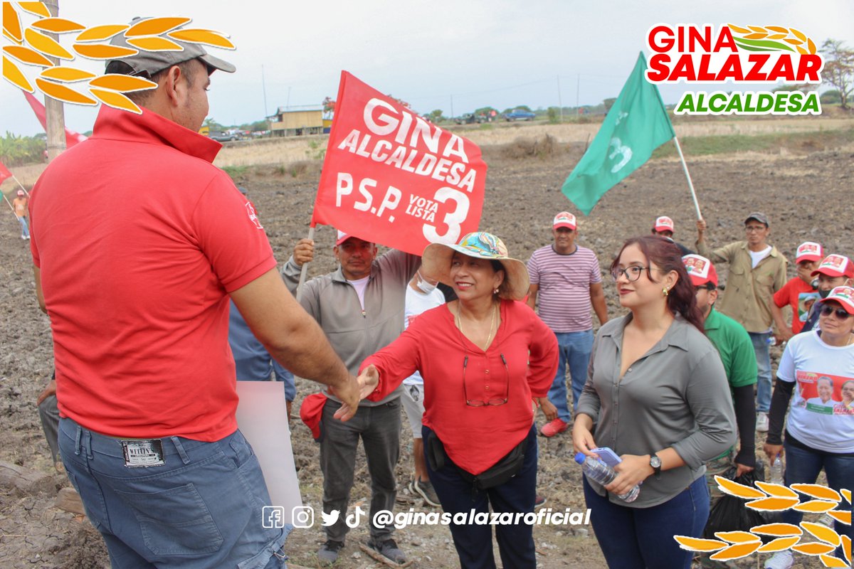 ginasalazarch's tweet photo. 🙌El cambio está en sus manos, yo no estoy recorriendo las calles simplemente pidiendo su voto sino también para poder saber las necesidades que surgen en cada uno de sus sectores, y en mi administración buscar las debidas soluciones para poder seguir el legado de mi Padre.❤️💚 https://t.co/wQkecrI2Bn